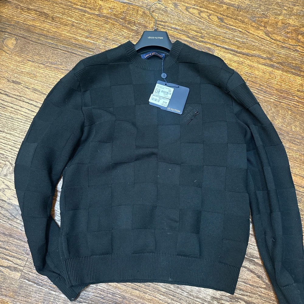 Louis Vuitton Black Crewneck Sweater